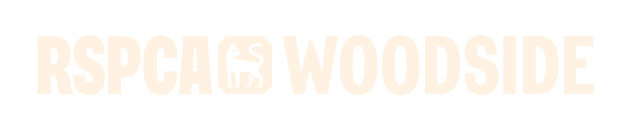 RSPCA Woodside Logo featuring a cat icon